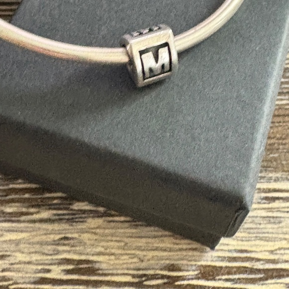 Pandora Letter M Charm - Picture 7 of 9